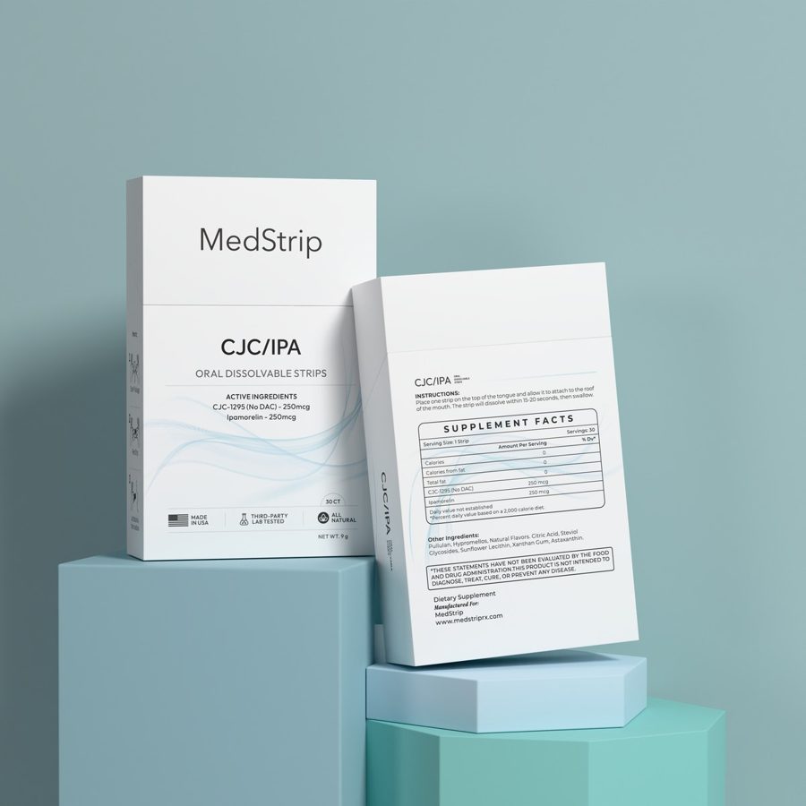 MedStrip CJC-1295 Ipamorelin oral dissolvable strip box